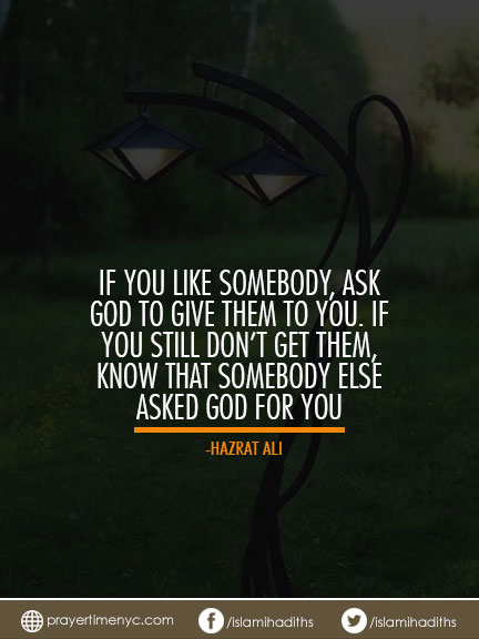 hazrat ali quote about love