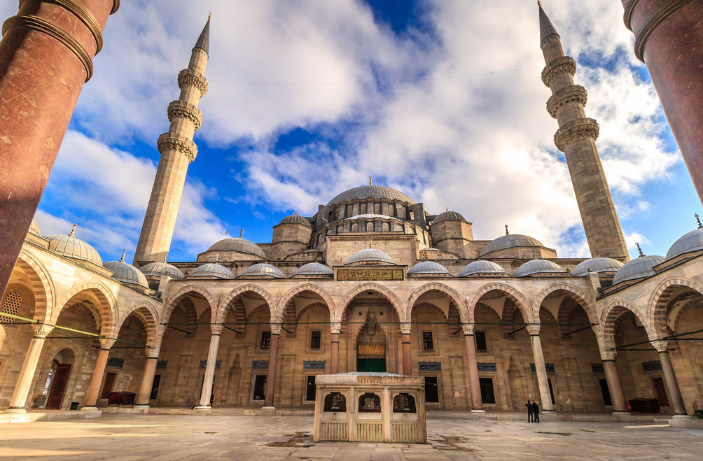 Magnificent Suleymaniye Mosque Istanbul Turkey