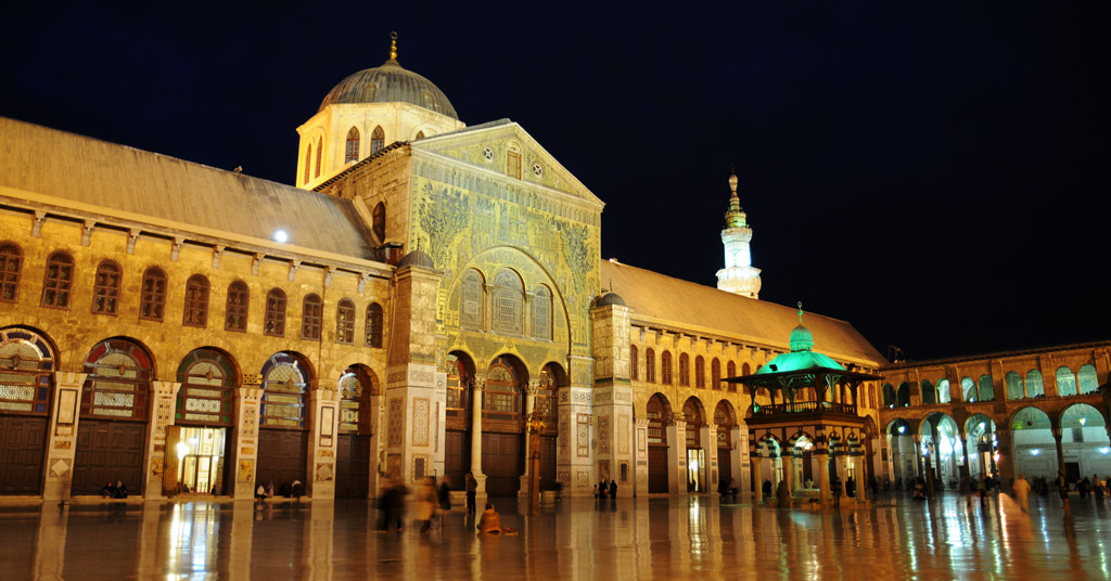 beautiful Umayyad Mosque Damascus