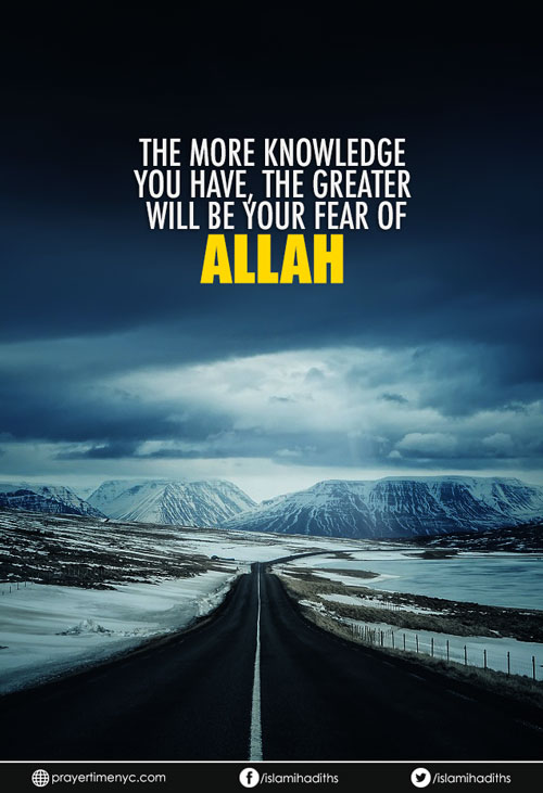 fear Allah quote