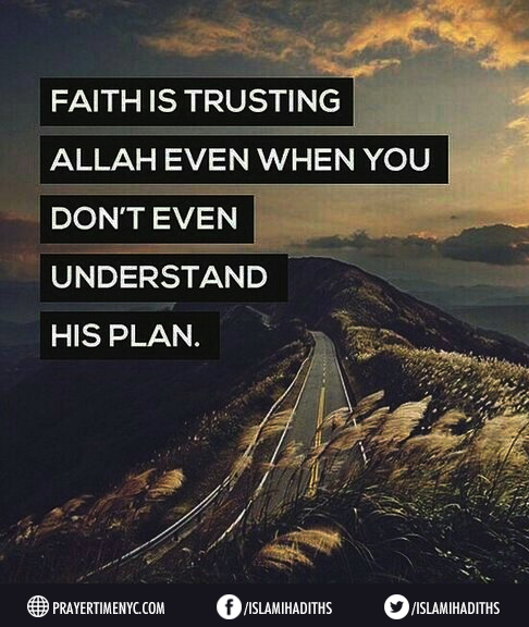 quote about faith in Allah