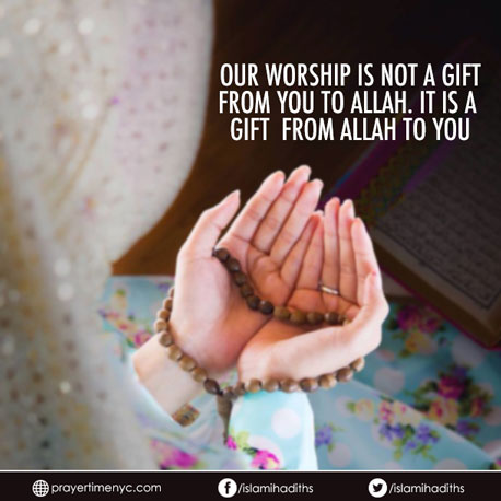 Islamic Quote Worship Allah