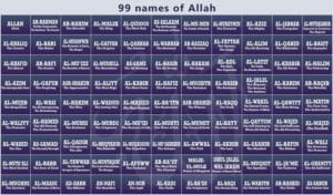 99 names of Allah