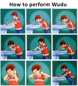 how to perform wudu