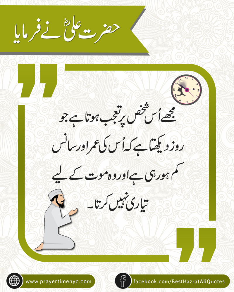 Hazrat Ali Quote about death