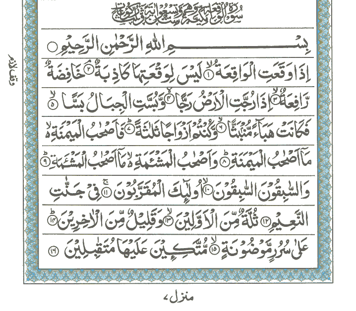Surah Al-Waqiah – History, Benefits and Blessings (Source of Wealth)